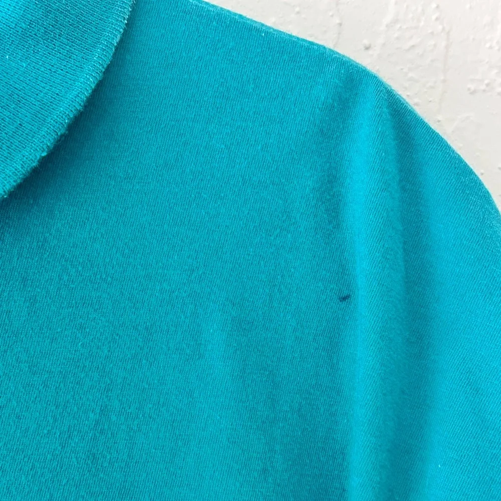 Christian Dior Vintage Teal Polo Medium - Picture 6 of 6